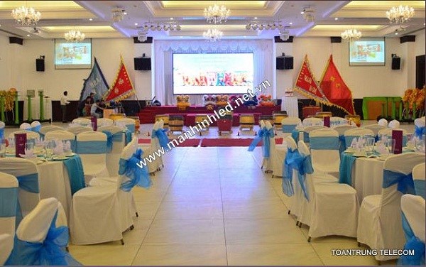 Toàn Trung thi công màn hình led p5 cho công trình TTC Palace Bình Thuận