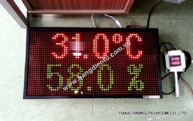 Toàn Trung cung cấp bảng điện tử hiển thị nhiệt độ với nhiều ưu điểm vượt trội